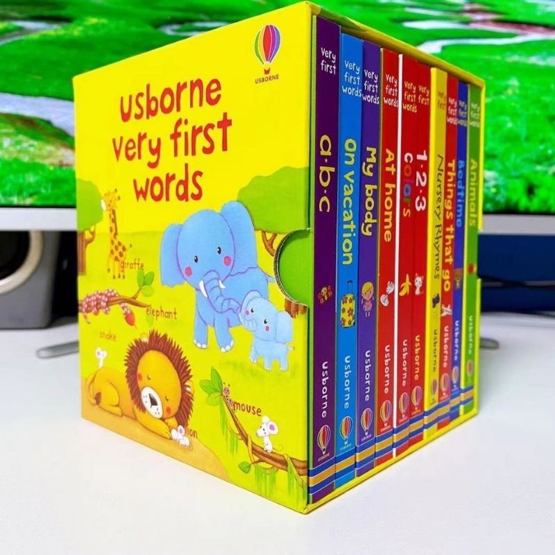 Usborne Very First Words 10 Books Collection Box Set