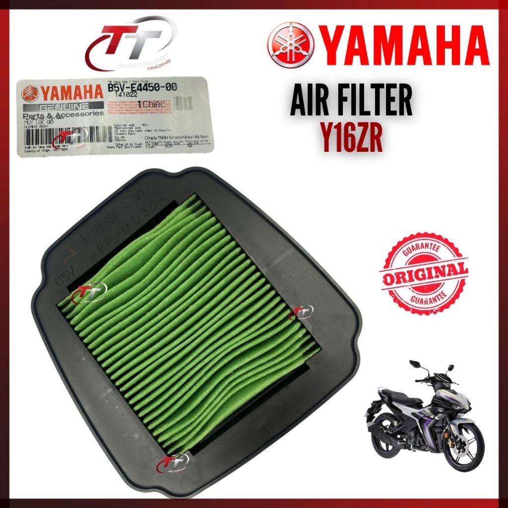Y16ZR Y16 ZR กรองอากาศองค์ประกอบทําความสะอาด Assy Penapis Angin Udara B5V-E4450-00 Yamaha
