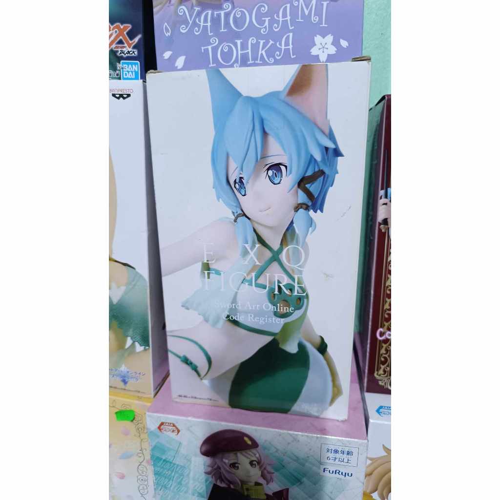 เครื่องบันทึกรหัส Sword Art Online SAO Ocean Cait Sith ชุดว่ายน้ํา Sinon EXQ รูปอะนิเมะ