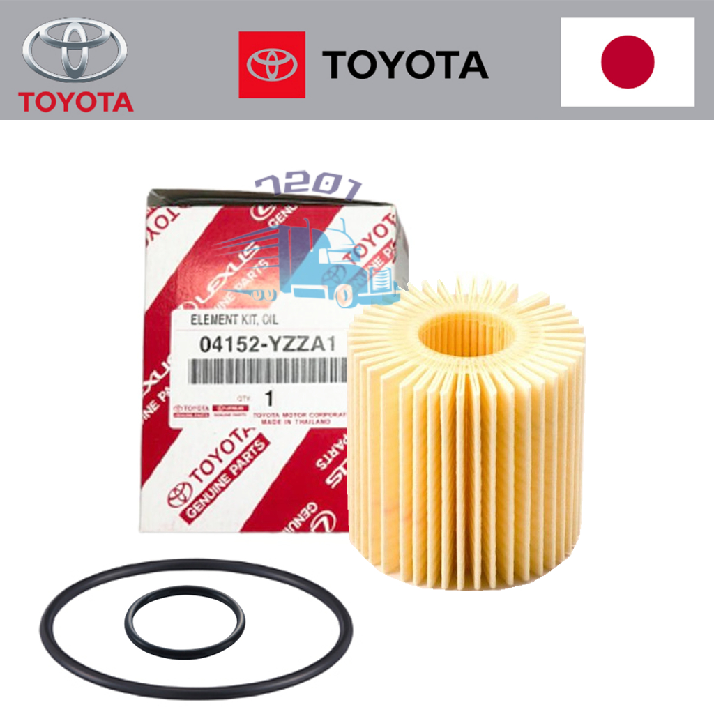 กรองน้ํามันเครื่องTOYOTA YZZA1 (04152-YZZA1) - CAMRY/ VELLFIRE/ ALPHARD/ HARRIER/ ESTIMA