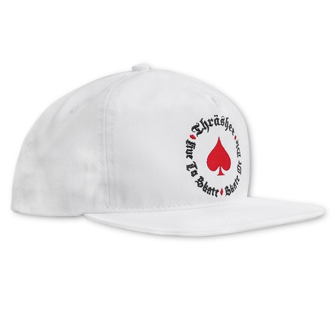 หมวก Snapback โลโก้ Thrasher Oath -สีขาว