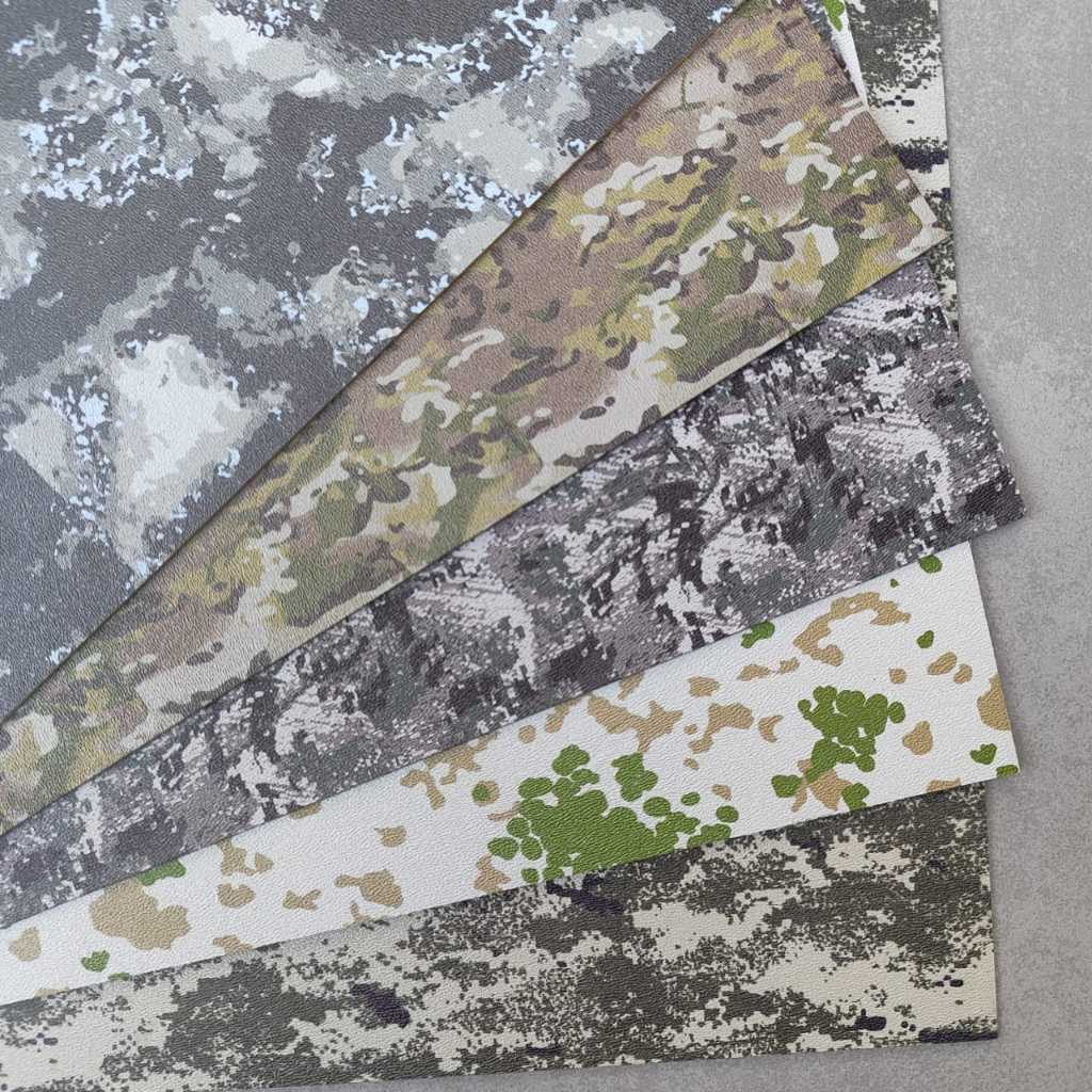 Kydex Sheet 1.5mm - การออกแบบลายพรางกองทัพผสม / Kydex Corak 1.5mm - Army Camo