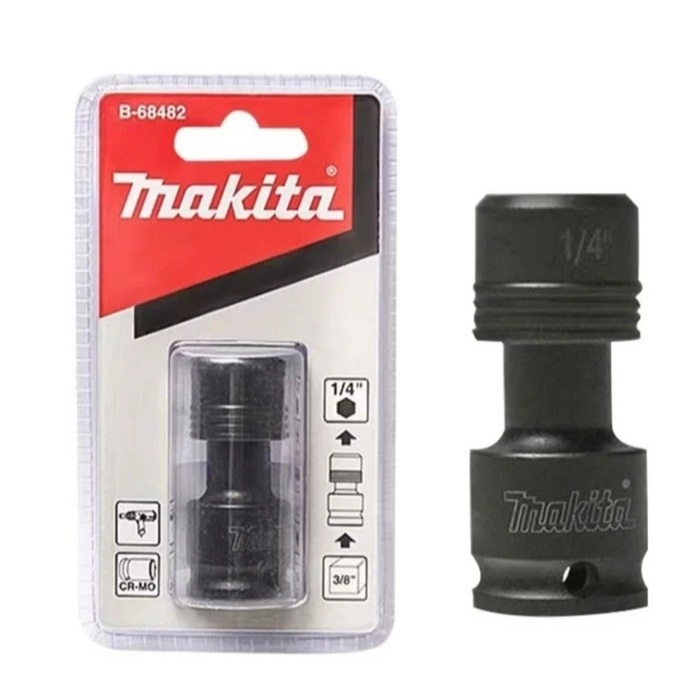 Makita Bit ADAPTER 1/2 SQUARE DRIVE x 1/4 อะแดปเตอร ์ HEX Bit Converter B-68476