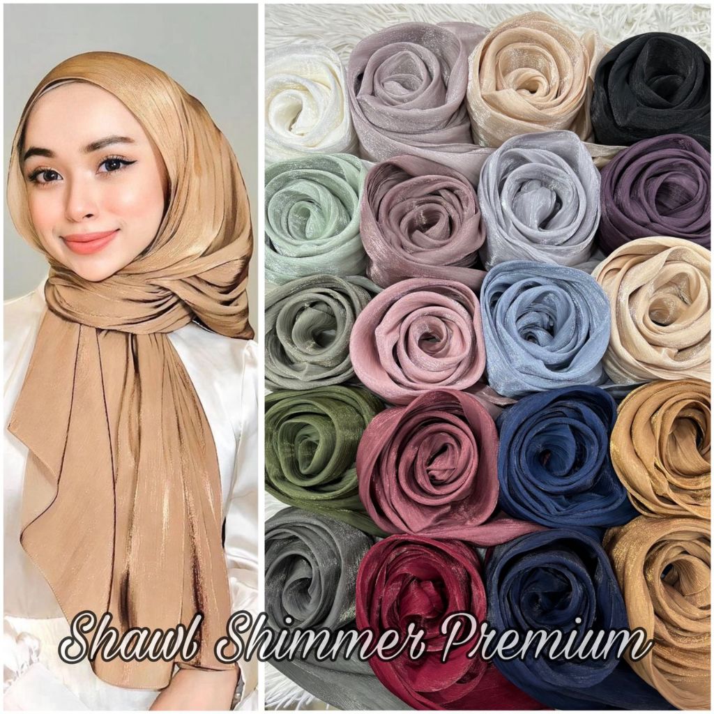 Shawl SHIMMER PRIMUM VIRAL PLAIN