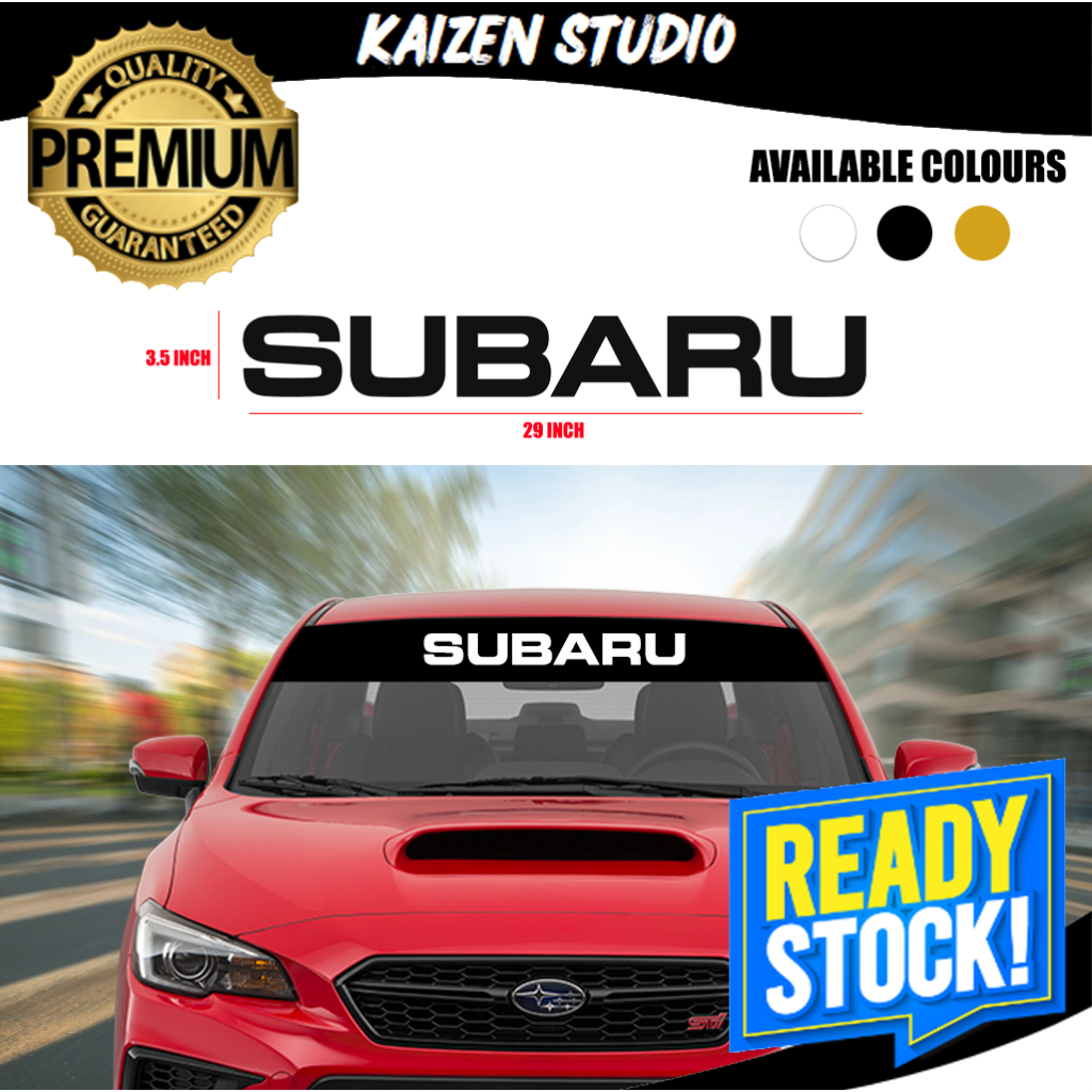 Kaizen WINDSCREEN สําหรับสติกเกอร์ไวนิลระดับพรีเมียม SUBARU