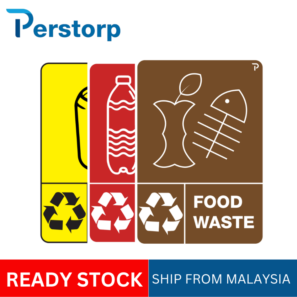 Recycle Sticker Bin 130UM [Perstorp]