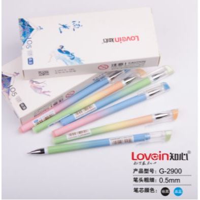 ปากกาเจล 0.5MM (ZHI XIN)(12 ชิ้น)(G-2900) 中性笔