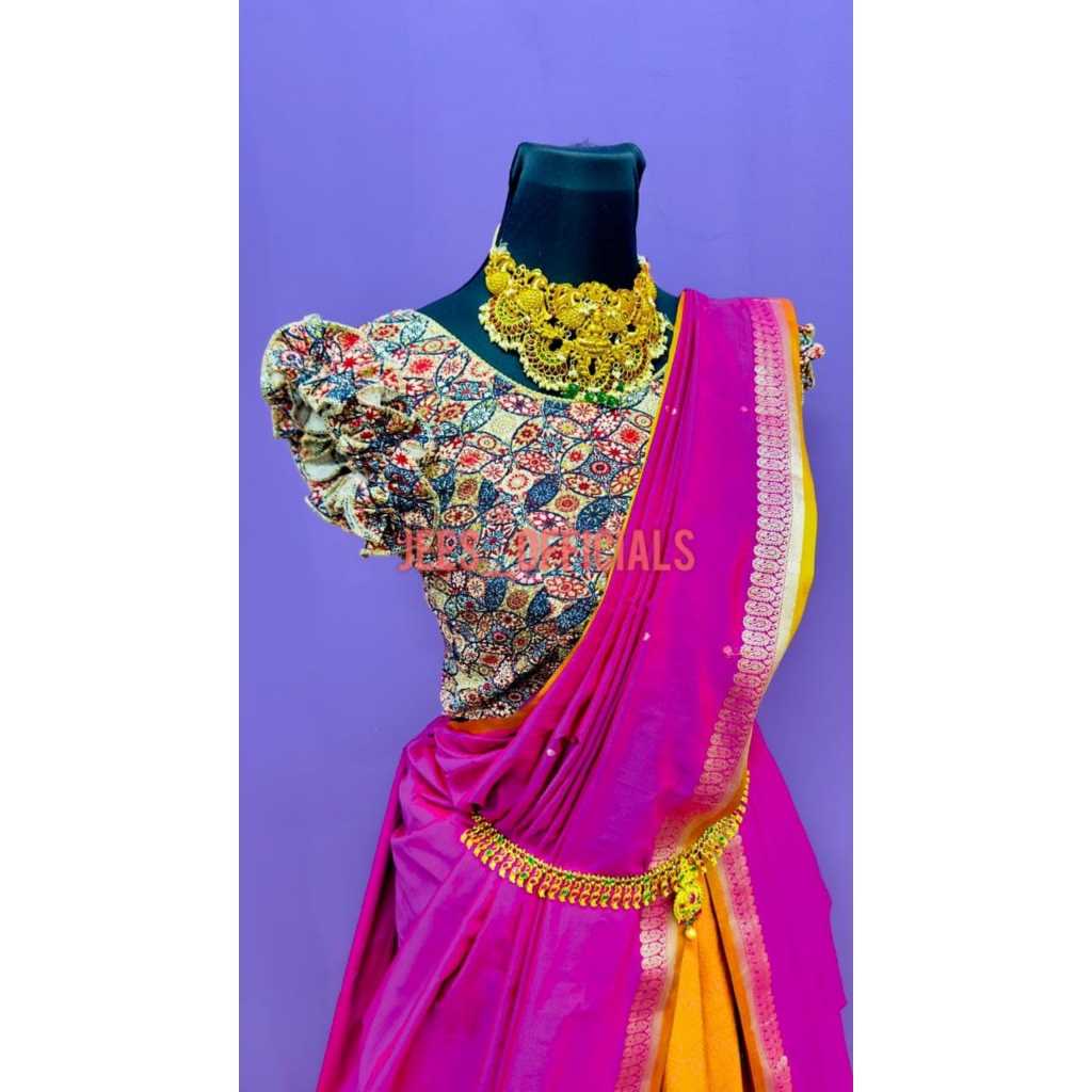 Ruffle SAREE BLOUSE TO WEAR/READYMADE SAREE BLOUSE/STRECHABLE SAREE BLOUSE SAREE B