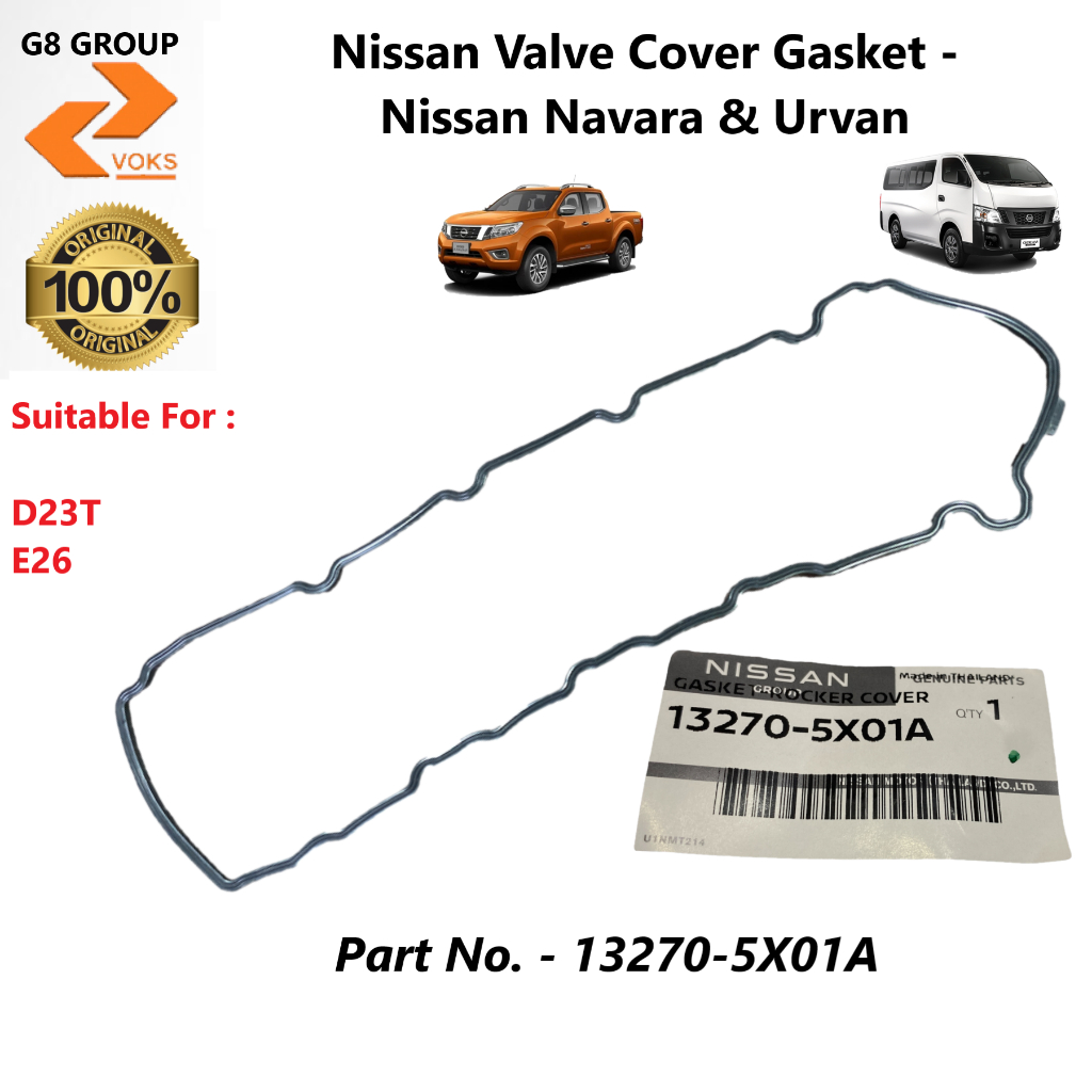 ปะเก็นฝาครอบวาล์ว Nissan - Nissan Navara & Urvan ( 13270-5X01A ) D23T & E26