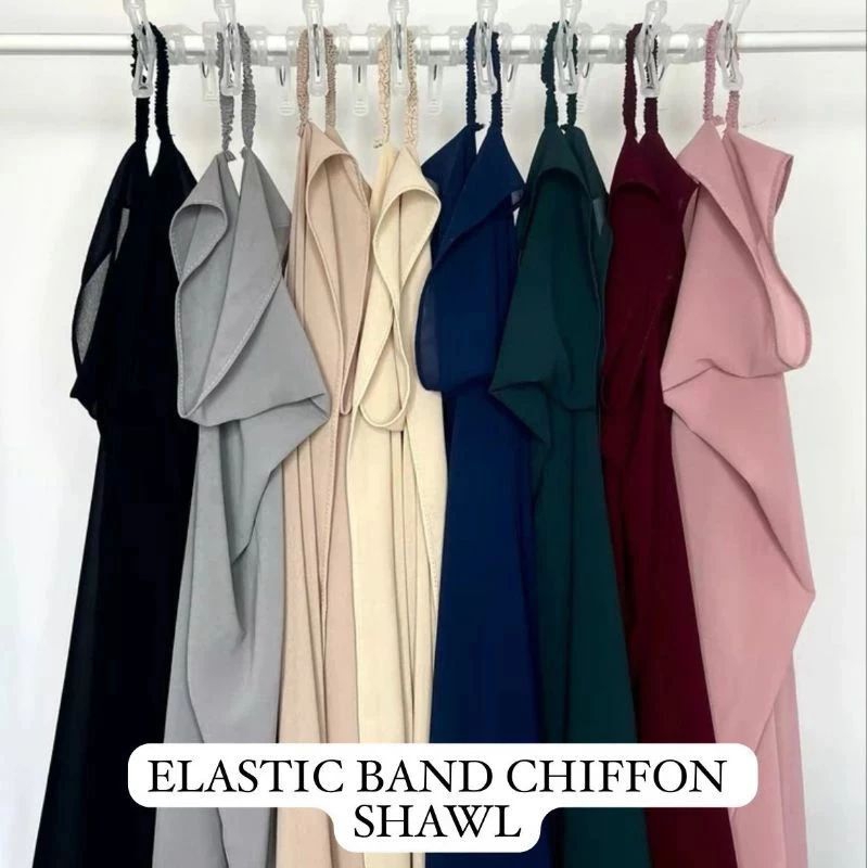 SHAWL CHIFFON GETAH ยางยืด