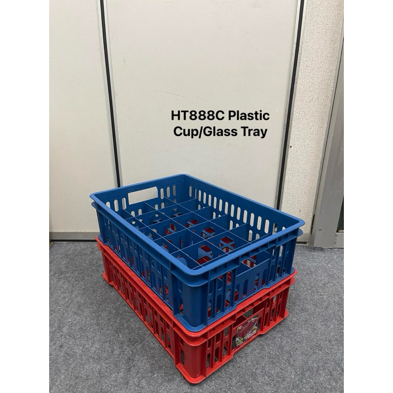 Ht888ค ถ้วยพลาสติกขวดแก้วเครื่องดื่มชั้นวางถาดร้านอาหารคาเฟ่ใช้