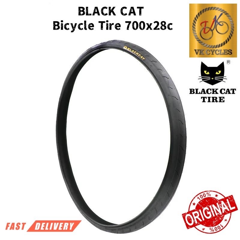 ยางจักรยาน BLACK CAT 700x28c (28-622) จักรยานยางด้านนอกถนน fixie