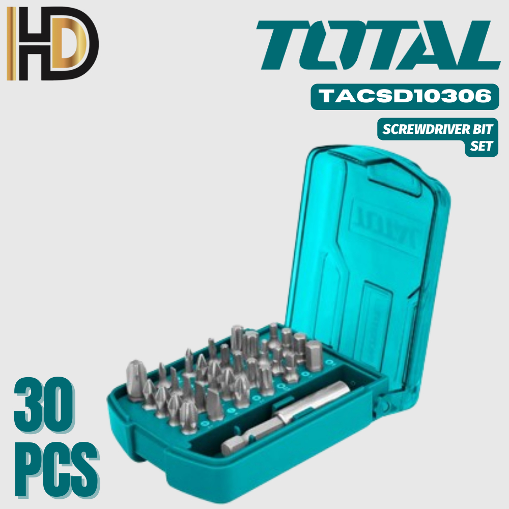 TOTAL ชุดดอกไขควง 30 ชิ้น / ชุดดอกไขควง TOTAL / TACSD10306