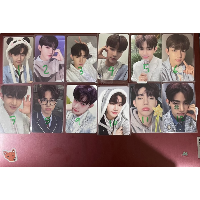 Wts ZB1 ZEROBASEONE ZHANGHAO PHOTOCARDS อย่างเป็นทางการ