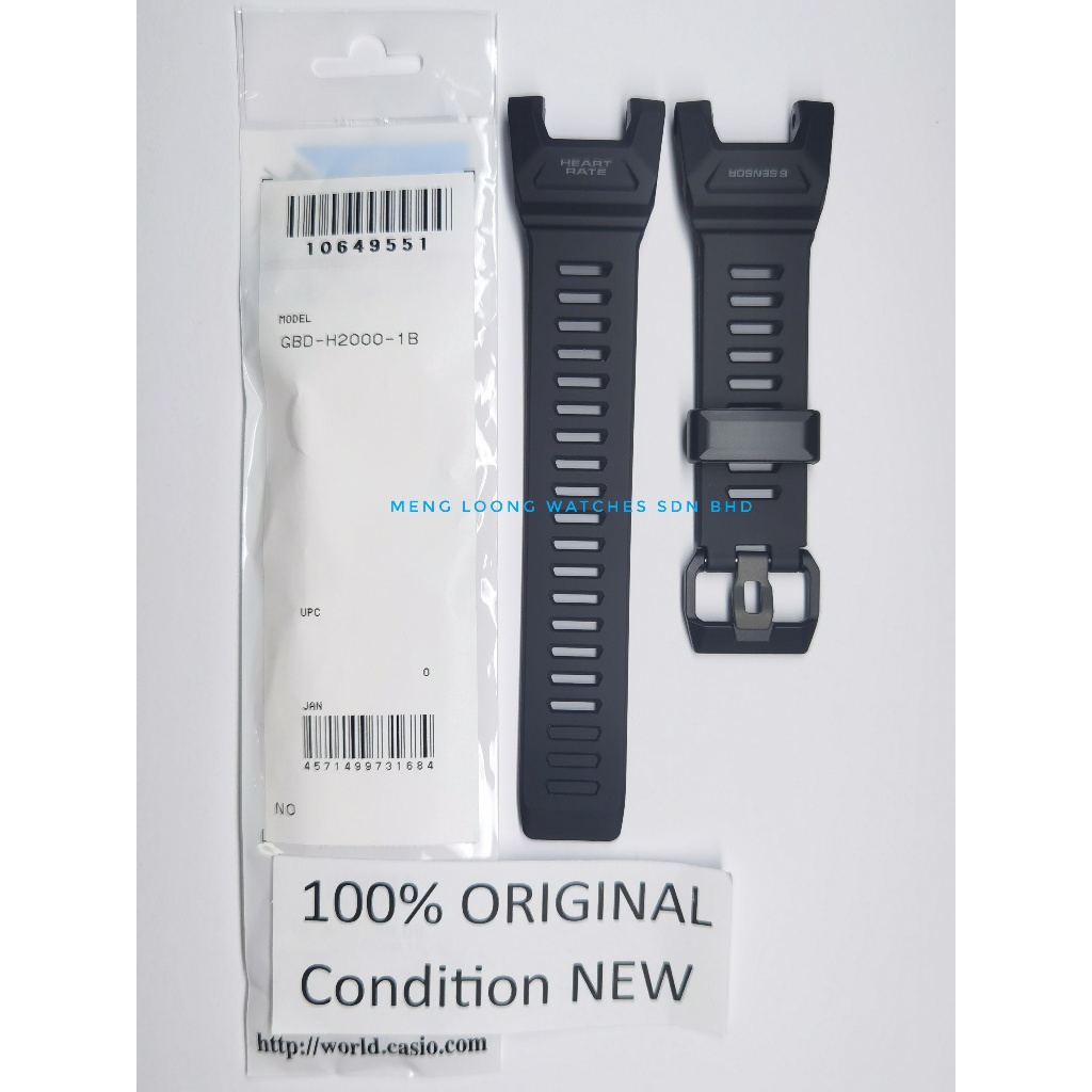 G-SHOCK GBDH2000 GBD-H2000 SMART WATCH BAND และ BEZEL "bnb" KEPALA TALI CASIO STRAP ใหม่