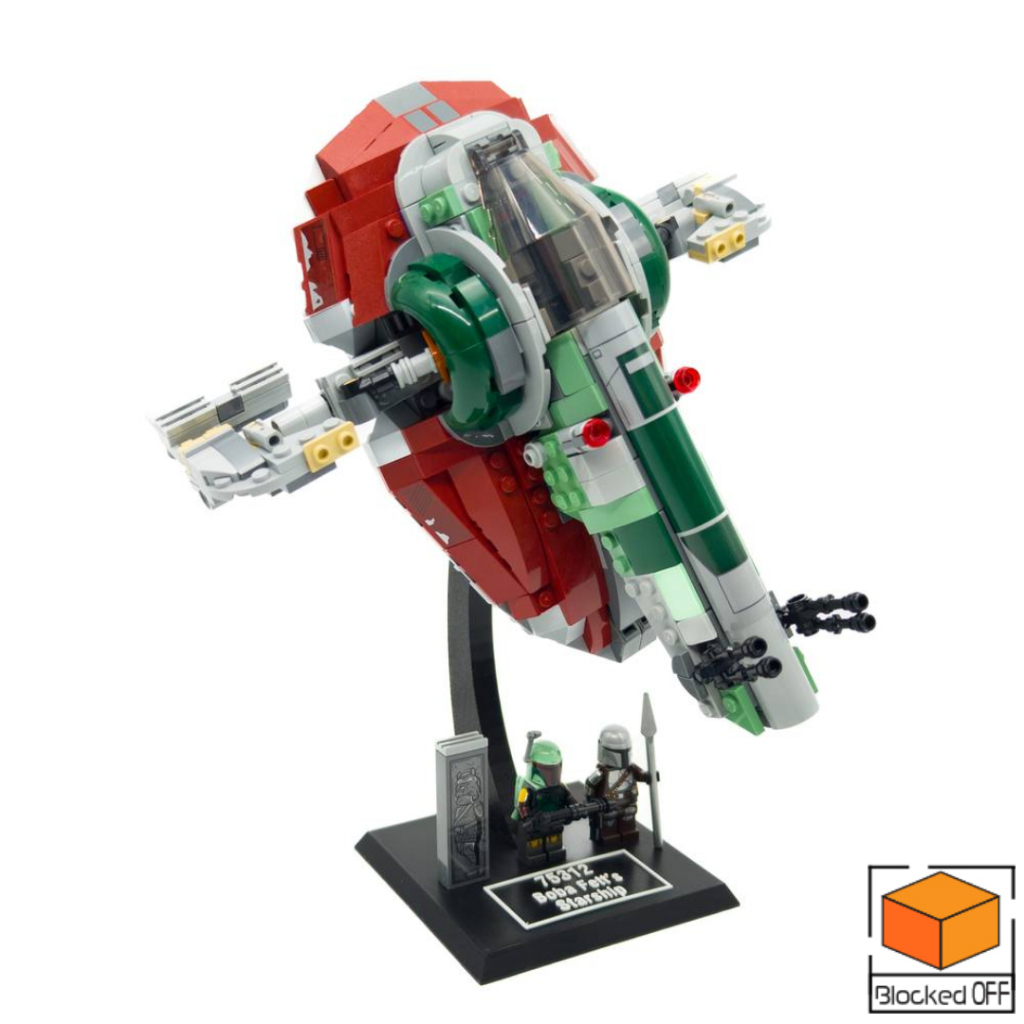 ขาตั้งจอแสดงผลสําหรับ Lego Star Wars Boba Fetts Starship / Slave-I (75312)