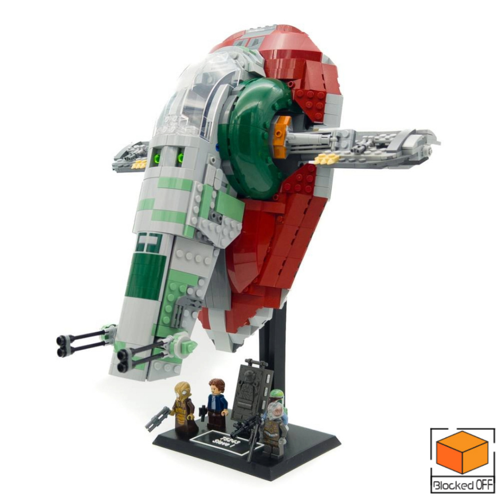 ขาตั้งจอแสดงผลสําหรับ Lego Star Wars Slave-I 20th Anniversary Edition (75243)