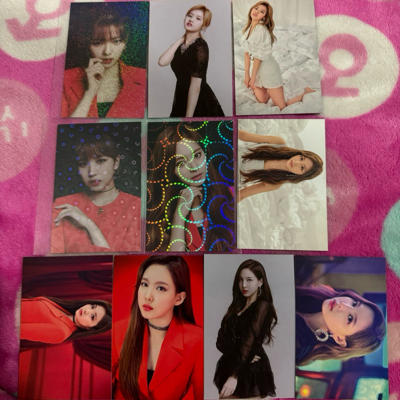TWICE World Tour 2019 Twicelights สองครั้งไฟอย่างเป็นทางการ Trading Card Jeongyeon Sana Mina Tzuyu N