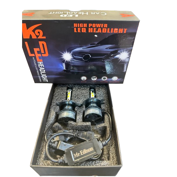 ไฟหน้า LED K2 H4 6000K