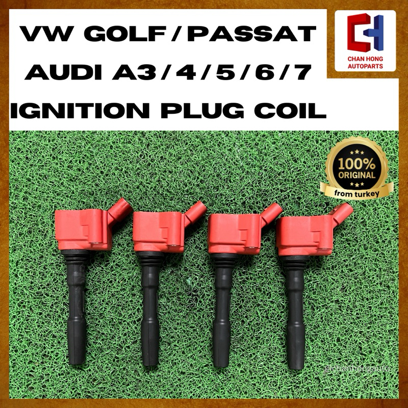 Volkswagen Golf / Passat / Audi A3/4/5/6/7 คอยล์จุดระเบิด [06K905110G] [มือสอง]