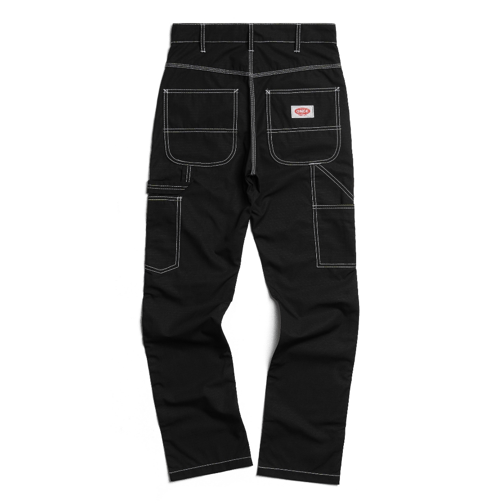 กางเกงสีดําช่างไม้ Once LTD