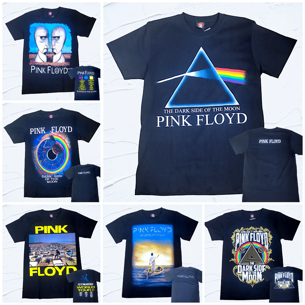 เสื้อยืด Baju Pink Floyd Band Rock Yeah