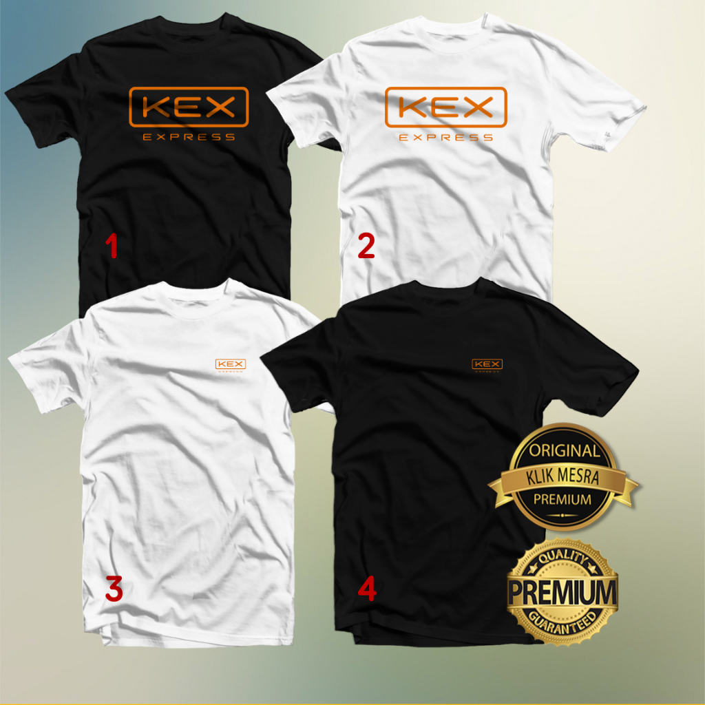 KEX EXPRESS เสื้อยืดผู้ชายผู้หญิงแขนสั้นแขนยาว