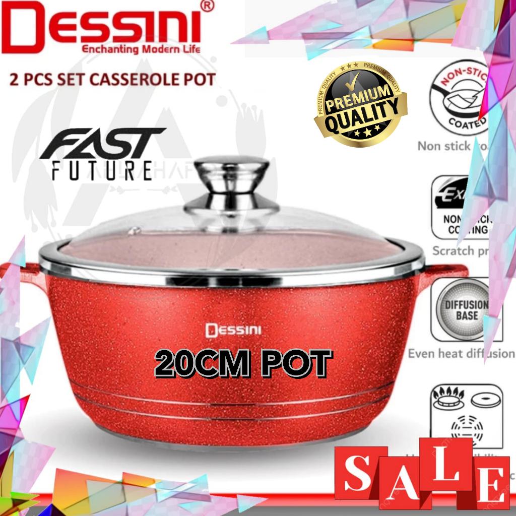 Dessini หม้อ 20CM ️ Loose Item Periuk Dessini Non Stick หม้อปรุงอาหาร