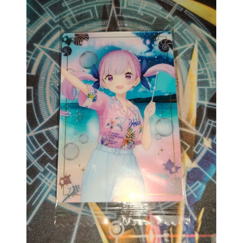 [Bandai Candy] Hololive Wafer Card Collection 2024 เล่ม 2 (Minato Aqua)