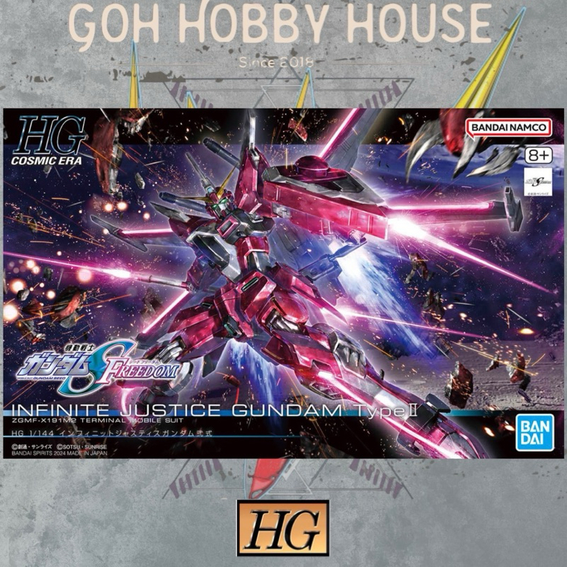 BANDAI HG 1:144 INFINITE JUSTICE GUNDAM TYPE II [251]