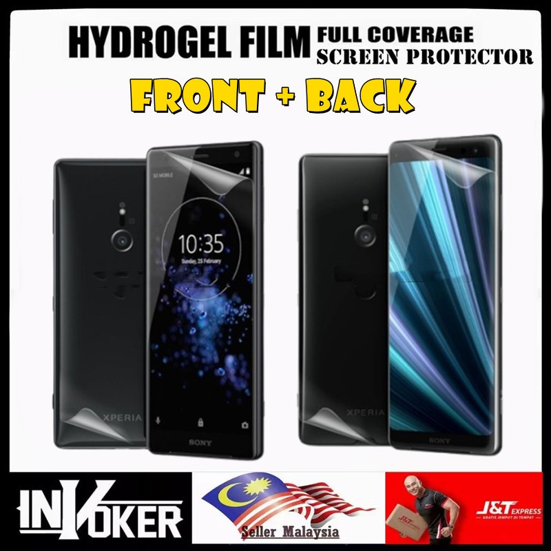 Sony Xperia XZ3 / Xperia XZ2 / Xperia XZ2 Compact / Xperia XZ2 Premium / Front + Back Hydrogel Scree