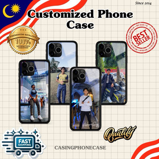 【Ready Stock】Custom Design Any Picture on Your Phone Case Casing / DIY your mobile phone Glass acrylic case