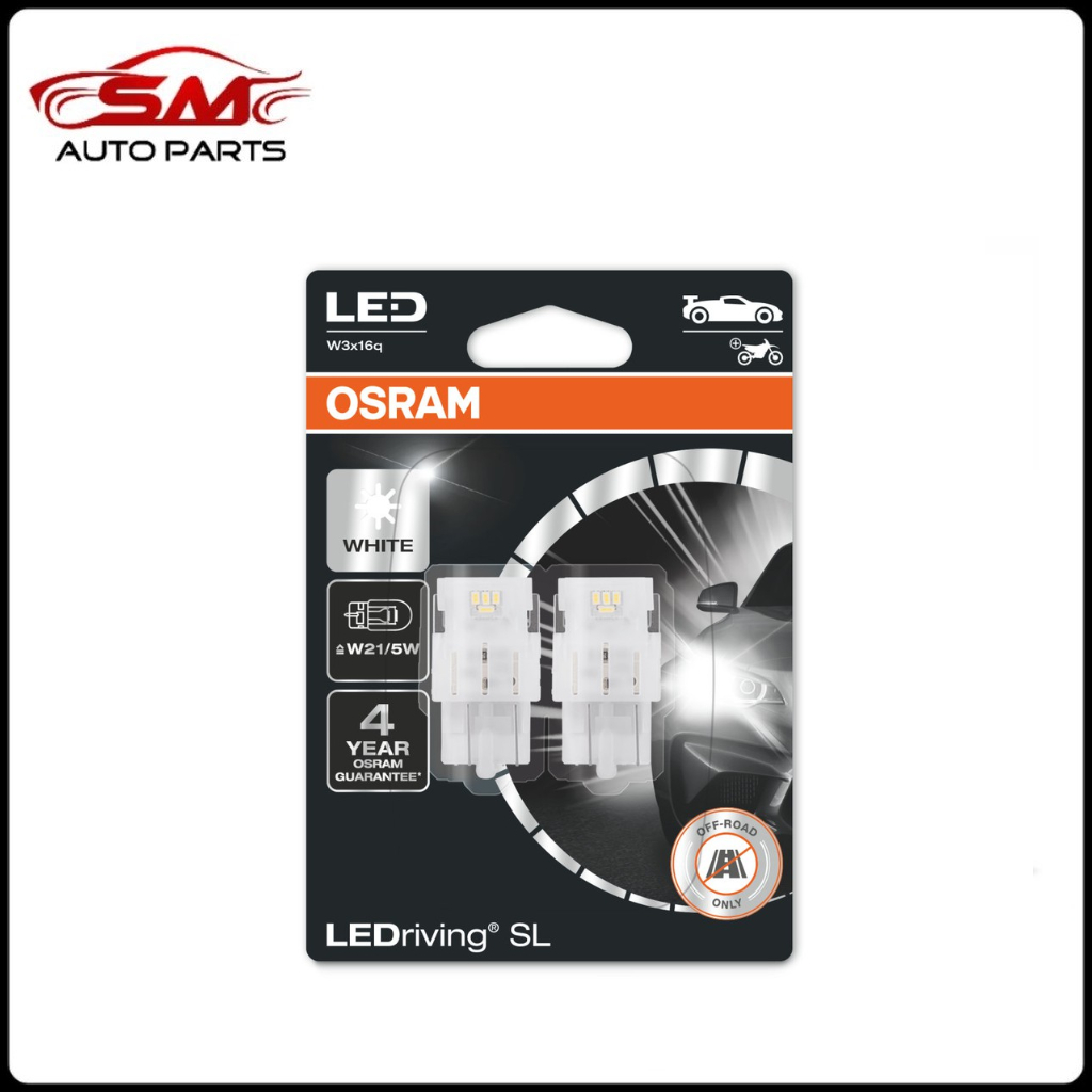 Osram T20 LED W21/5W Cool White 6000k 1Set 2 ชิ้น ( Made in Italy )