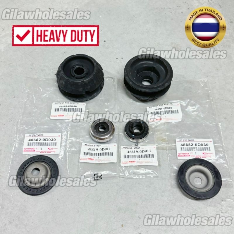 Toyota Vios NCP93 2007-2013 Yaris NCP91 กันชนหน้ายึดแบริ่ง Damper Depan 48609-0D050 48682-0D030