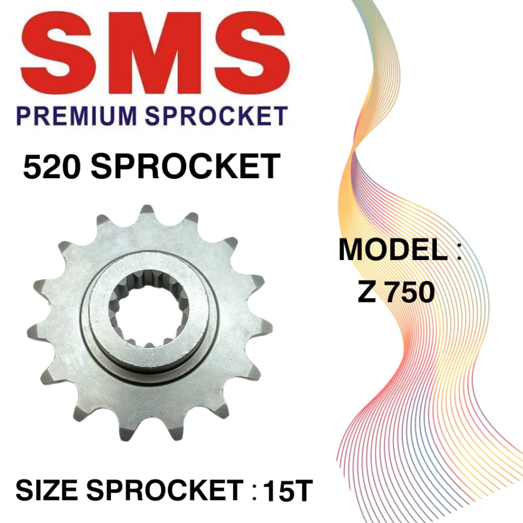 SMS SPROCKET KAWASAKI Z750 Z 750 SPROCKET ( ด้านหน้า) SPROCKET YTZ5S YTZ6V