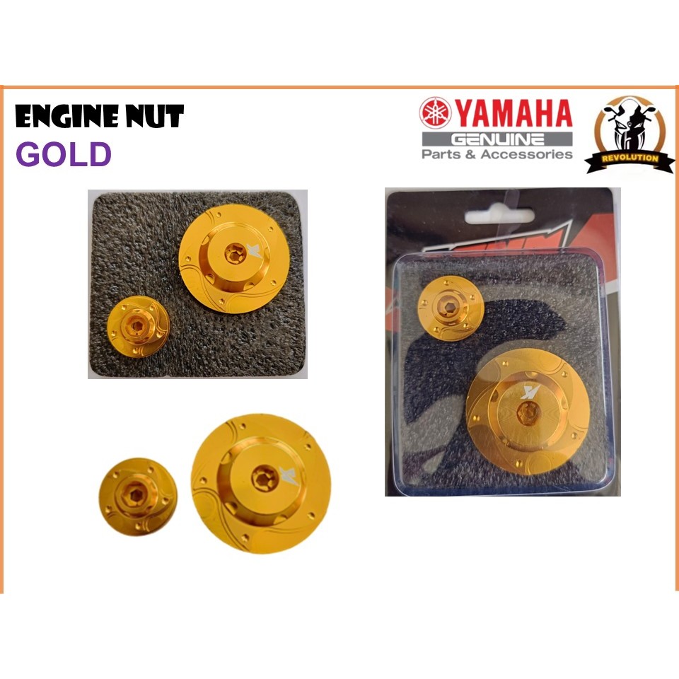 ENGINE MAGNET SCREW COVER MAGNET NUT YAMAHA LCV8 Y15ZR Y16ZR FZ150 MT15 R15 SRL110 LC135 LC 135LC