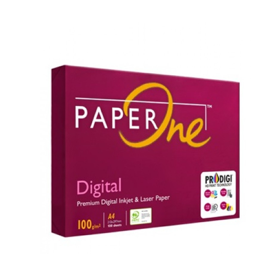 Paper One Digital A4 Paper 100 แกรม / 1 รีม / 500 แผ่น / กระดาษขาว / กระดาษ A4 / ขนาด A4 / สํานักงาน
