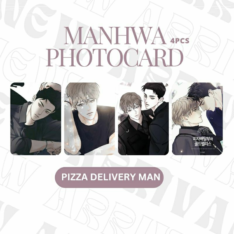MANHWA โฟโต้การ์ด FULLCARD GLOSSY LOVE หรือ HATE LOW TWILIGHT HOLD ME TIGHT PIZZA จัดส่งผู้ชาย BL AN
