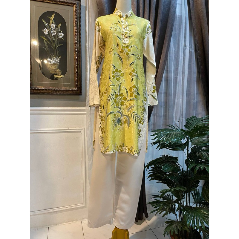 Jubah Seluar Soft Green-lady-preloved