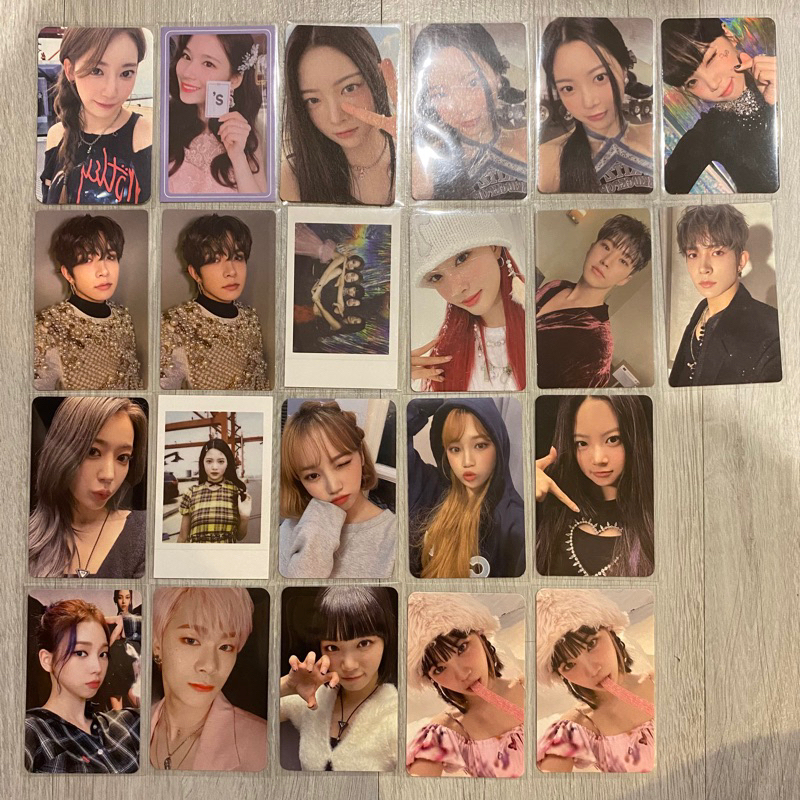 Wts Lesserafim Aespa สองครั้ง Izone Stayc Seventeen Enhypen Astro photocard ktown4u kms pub โพลารอยด