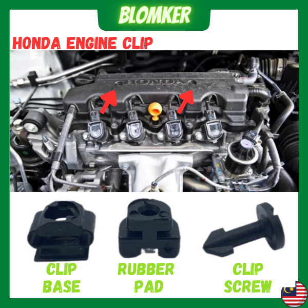 Honda เครื่องยนต์คลิป Receptacle สําหรับ Acura Civic CR-V Accord HRV FD พลาสติกล็อค Pin สกรู Nut ยาง Bush