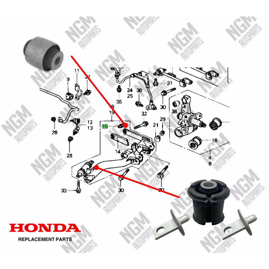 [HONDA] CIVIC S5A CRV S9A STREAM S7A SMA RN1 RN3 RN6 RN8 REAR TRAILING ARM BUSH