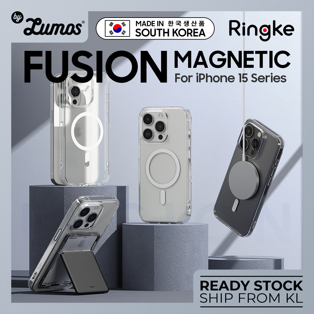 Ringke FUSION MAGNETIC Series สําหรับ i - โทรศัพท์ 15/ 15 Plus/ 15 Pro/ 15 Pro Max เคสโทรศัพท์และปลอ