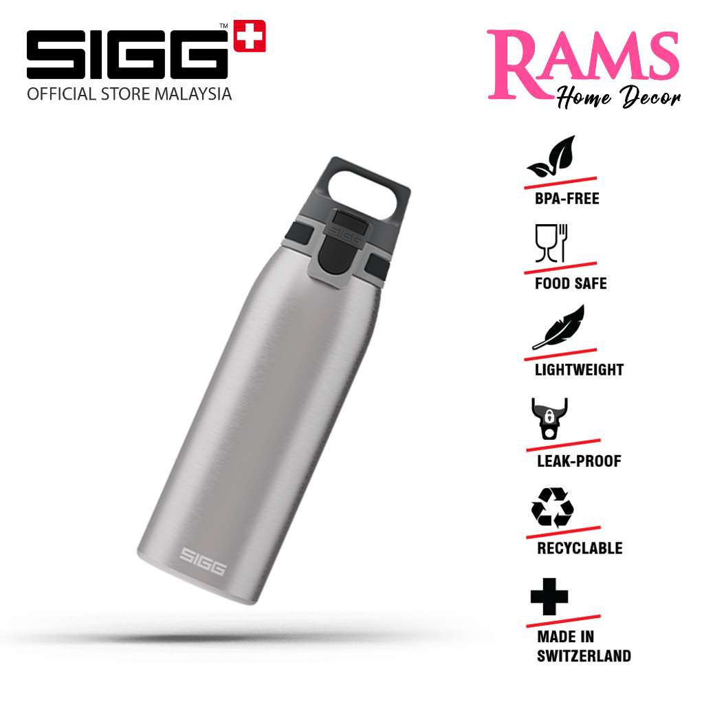 SIGG 750ml Shield One Thermo Stainless Steel Travel Bottle Swiss Made - - Brushed / Glacier / Shy Pi