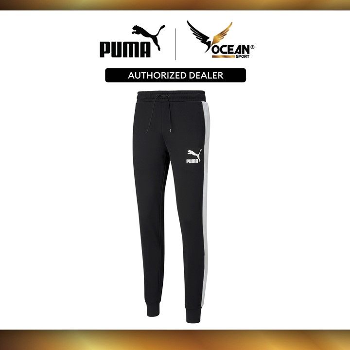 Puma Mens Iconic T7 Track Pants (สีดํา) 53009801