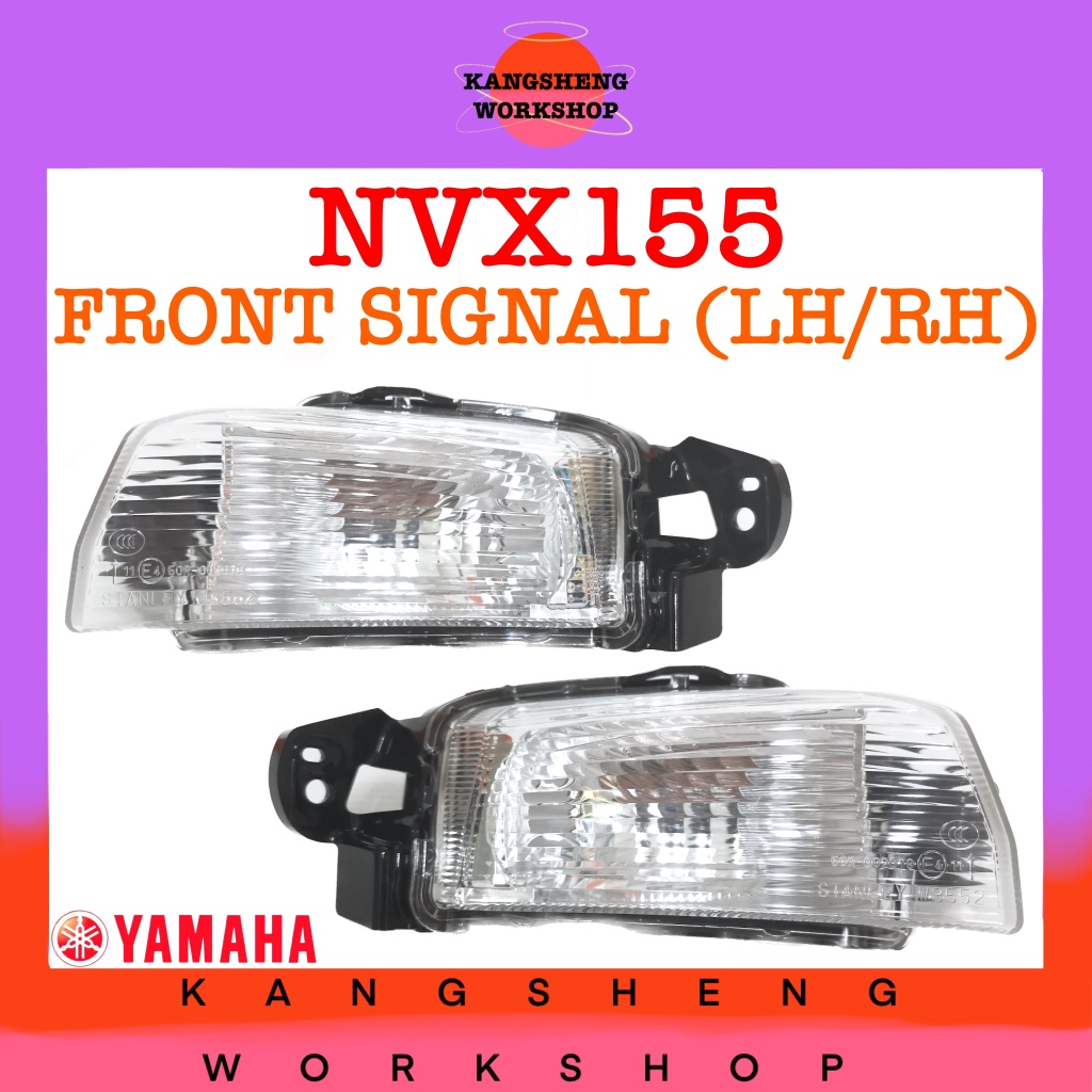 YAMAHA NVX155 (V1/V2) FRONT SIGNAL (LH/RH) (B63-H3310/H332-00) ~ สีขาว(CLEAR)* (NVX 155) DEPAN LAMPU