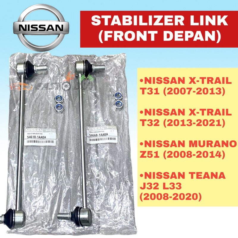 NISSAN ABSORBER STABILIZER LINK (FRONT DEPAN) X-TRAIL T31 T32 MURANO Z51 TEANA J32 L33 54618-1AA0A 5