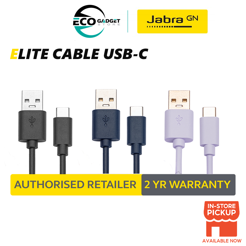 สาย Jabra Elite USB-C สําหรับ Elite 2, Elite 3, Elite 4, Elite 5, Elite 7 , Elite 8, Elite 10