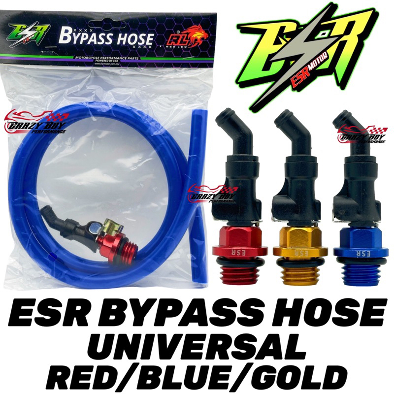 Esr BYPASS ท่อเครื่องยนต์ สีแดง น้ําเงิน ทอง Y15ZR LC135 RS150 EX5 SRL115 RSX RXZ มอเตอร์ทั้งหมด