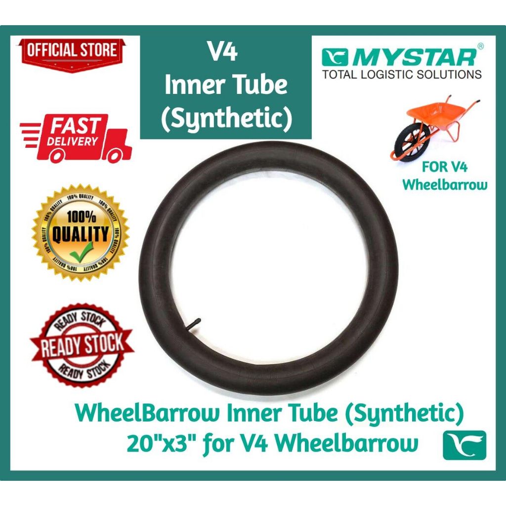 PRESTAR Wheelbarrow Inner Tube (สังเคราะห์) 20"x3" สําหรับ V4 Wheelbarrow